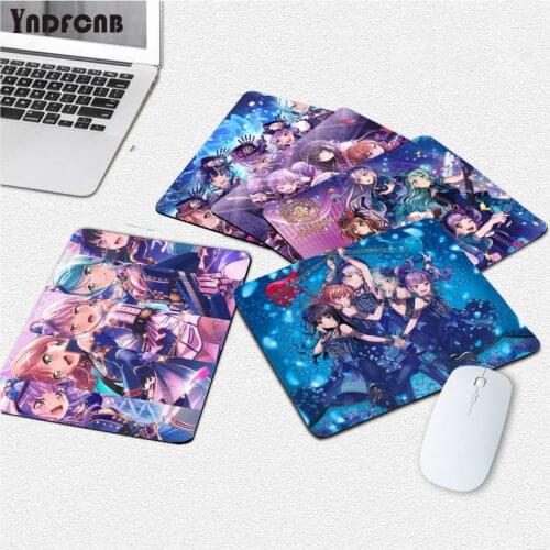 YNDFCNB Hot Sales BanG Dream Roselia Cute Girl Anti-Slip Durable Silicone Computermats Top Selling Wholesale Gaming Pad mouse