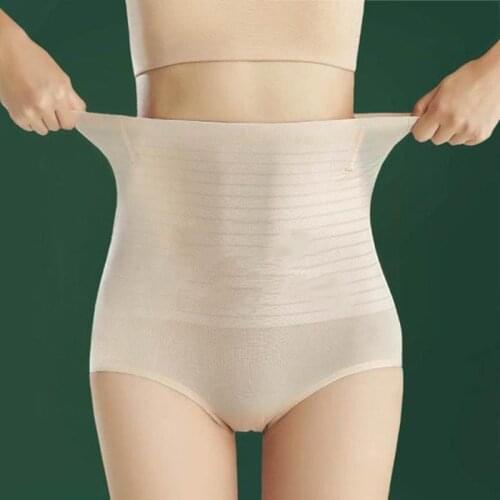 Womens High Waist Shaping Panties Breathable Body Shaper Slimming Tummy Underwear Control Panty Shapers