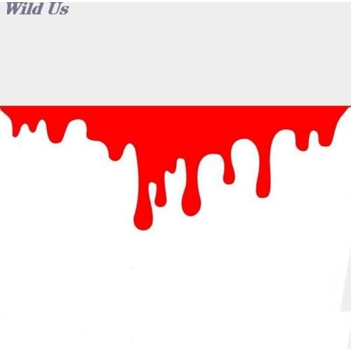 1Pcs New Design Blood Bleeding Car Stickers Reflective Car Decals Rear Front Headlight Sticker Door Window Car Body