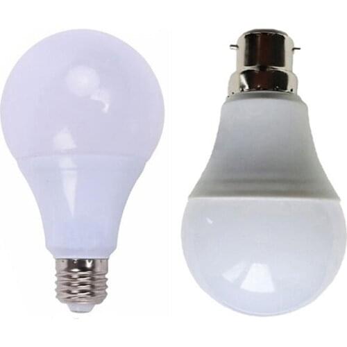 10pcs E27 LED Bulb b22 screw light bulb Bayonet Ball Light cold 21W 18W 15W 12W 9W 6W 3W Warm White 220V 230v 240V for home