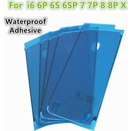 20Pcs 3M Waterproof Sticker For iPhone 6 6S 6SP 7 8 Plus Front Housing LCD Touch Screen Display Frame Bezel Tape Glue Adhesive