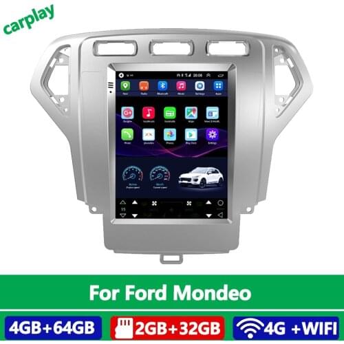 Car Radio 2din Android Multimedia Player Navigation Vertical Screen For Ford Mondeo 2006 2008 2010 Gps Carplay Auto Video Player