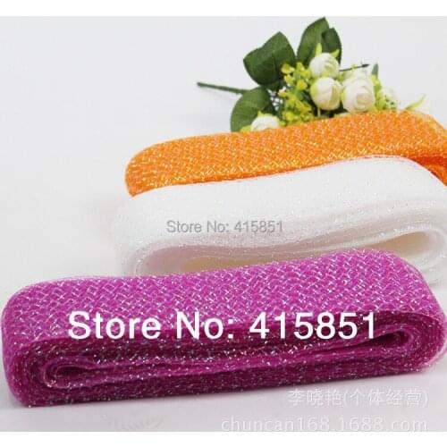 Free Shipping 7cm Diamond Horse Hair Crin Braids With Cotton Fascinator Mesh Fabric 100 yard/lot
