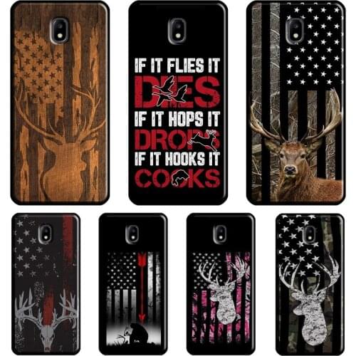 Deer Hunting American Camouflage USA Flag Case For Samsung Galaxy J5 2017 A5 J1 J3 J7 2016 J4 J6 A6 A8 Plus A7 A9 J8 2018 Coque