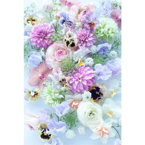 Floral scenery 5D diy embroidery pattern full resin diamond mosaic diy diamond painting 3d cross stitch kits home crafts RA2387