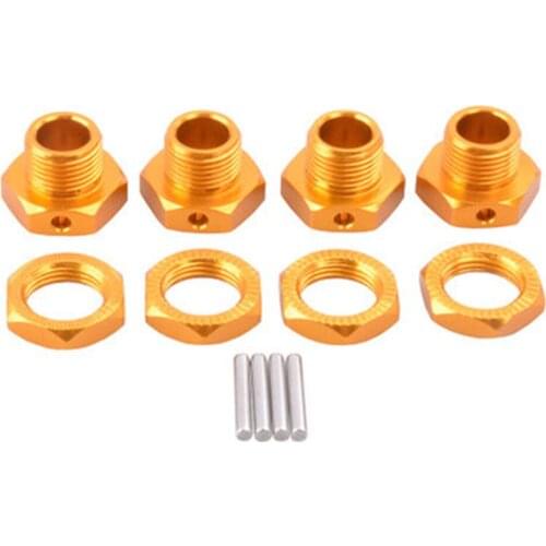 For HSP 1/8 RC Car Upagrde Parts 17mm Aluminum Alloy Wheel Hex Coupler Accessories Kit