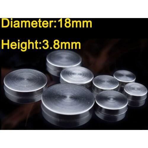 Diameter 18mm Height 3.8mm 201 Stainless steel mirror nail decorative cover Advertising screws wholesale 1000Pieces KF780