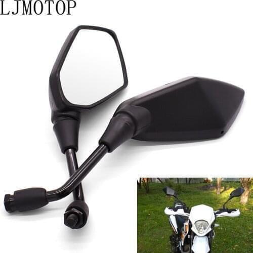 For BMW K1200 R S K1300S/R/GT K1600GT/GTL R1250GS R1200R Universal 10mm Motorcycle Rearview Mirrors Scooter Moto Side Mirrors