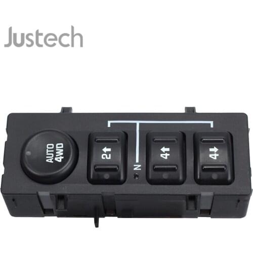 Justech 4WD 4x4 Wheel Drive Switch Electrical Transfer Case Selector Dash Switch 19259313 15136039 For Chevrolet Silverado GMC