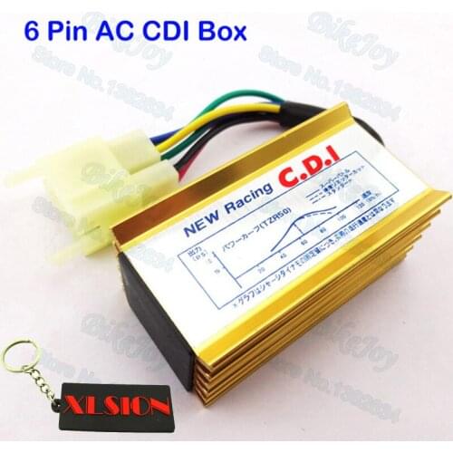 Ignition Racing AC CDI Box 6 Pin For 50cc 110cc 125cc 150cc 200cc 250cc ATV Quad Pit Dirt Bike ATV Quad Scooter Motorcycle