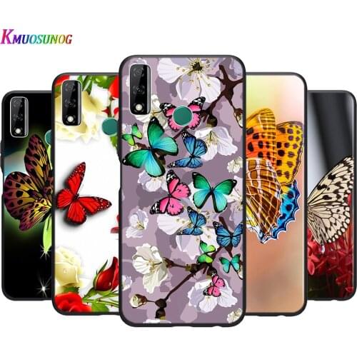 Colourful Butterfly For Huawei Y9S Y6S Y8S Y9A Y7A Y8P Y7P Y5P Y6P Y7 Y6 Y5 Pro Prime 2020 2019 2018 Phone Case Cover