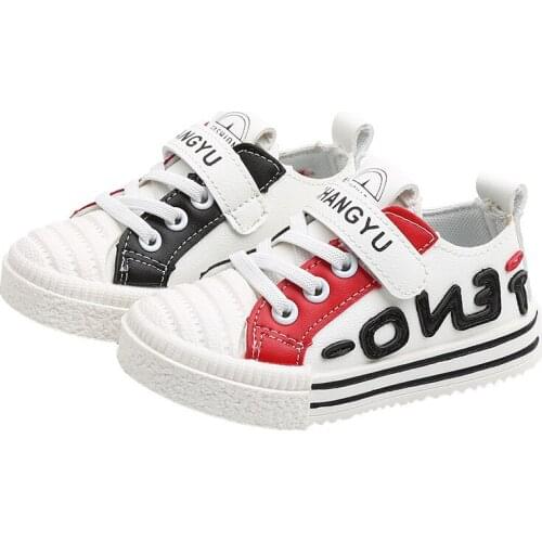 CNFSNJ 2019 Boys Brand Children Sport White Shoes Baby Girls Fashion Toddler Trainer Kid Pu Leather Breathable Sneakers