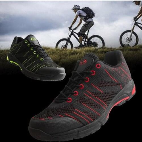 Tiebao Leisure Cycling Shoes Men MTB Non-slip Mountain Bike Breathable Athletic Bicycle Shoes Outdoor Sport Cycling Sneakers
