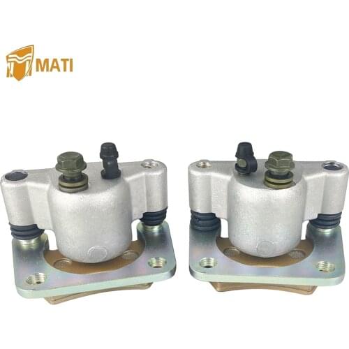Left Right Rear Brake Caliper Assembly for ATV Polaris Sportsman ACE 325 570 900 M1400 GAS Ranger 400 500 570 800 ETX with Pads