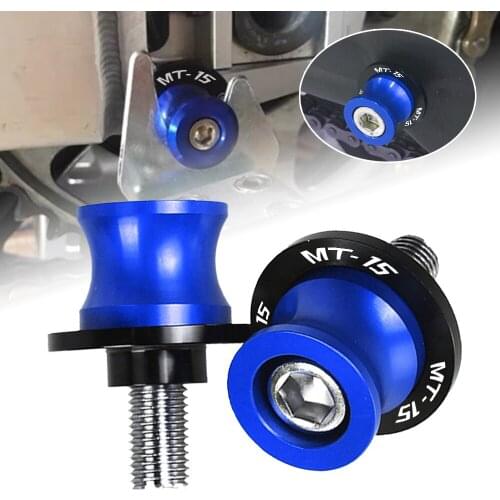 Motorcycle 6MM Swingarm Spools Stand Screws Slider FOR YAMAHA MT15 MT 15 MT-15 2005 2006 2007 2008 2009 2010 2011 2012 2013 2014