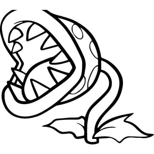 Car Stickers Piranha Factory Interesting PVC Car Decoration Accessories Decals Waterproof Sunscreen Black/white,16cm*14cm