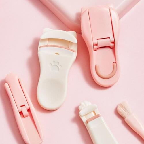 New plastic mini portable Eyelash Curlers Eye Lashes Curling Clip False Eyelashes Cosmetic Beauty Makeup Tool Accessories