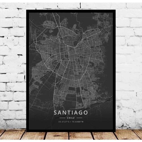 Santiago Chile Poster