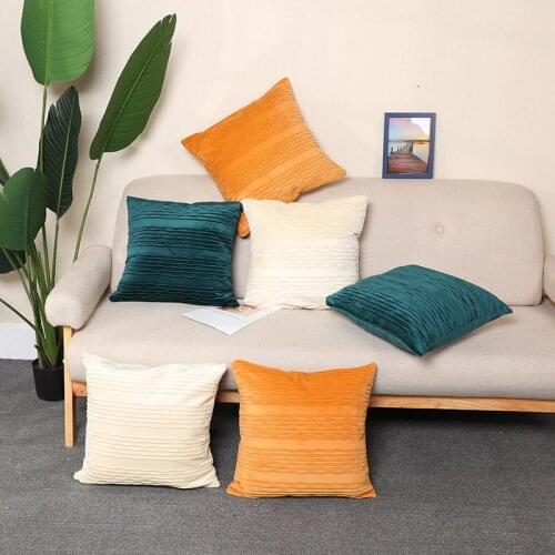 Chair cushion seat cushion chair pillow Pillowcase Lisil Velvet Cushion Office Chair Home Supplies Sofa Bedside Cushion