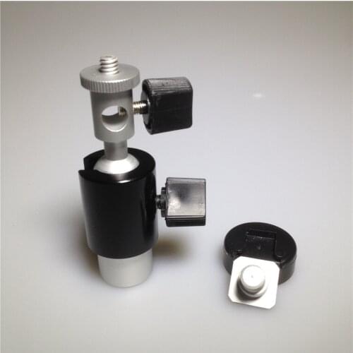 Flash Bracket Mount Holder 1/4 Tripod Screw Head to Light Stand Mount Tripod Umbrella Holder Swivel Flash Shoe Adapter