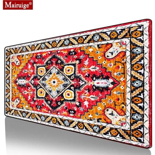 Vintage Persian Rug Mouse Pad XXL Gamer Desk Mat Large Keyboard Pad Gaming MousePad Home Decoration for Laptop Table Pads