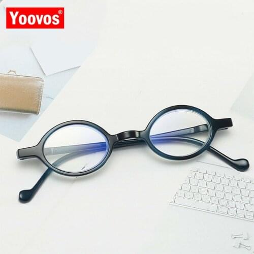 Yoovs Oval Reading Glasses Blue Light Round Glasses Women Ultra-light Plastic Frame Reading Glasses Comfortable Gafas De Hombre