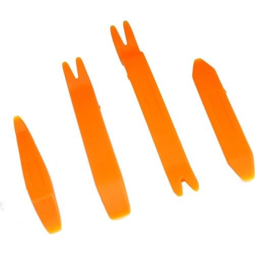 4pcs/set Portable Auto Car Radio Panel Door Clip Panel Trim Dash Audio Removal Installer Pry Kit Repair Tool