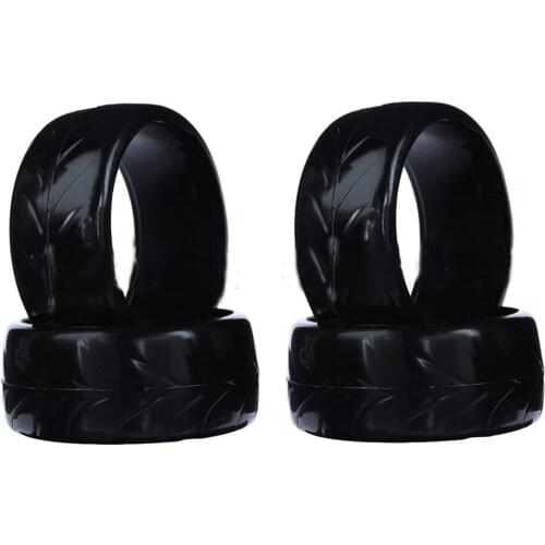 4pcs Universal Car Tire Skin Replacement Drift Tyres for 1/10 HSP 94123 94122 D3 D4 XIS YD2 YOKOMO RC Racing Car Parts