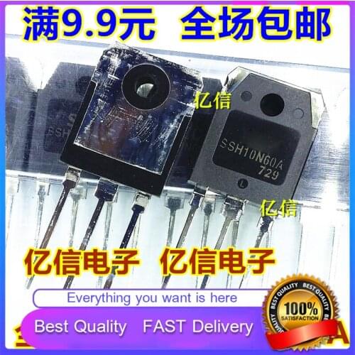 5Pcs/Lot New Original PLATINUM 10N60 Field Effect MOS TUBE 600V4A TO-3P Good Quality