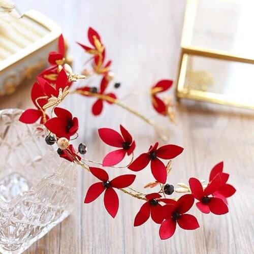 Leaves white wreath sweet hairbands bride crown beach wedding bridesmaid flower girls hair accessories wholesale