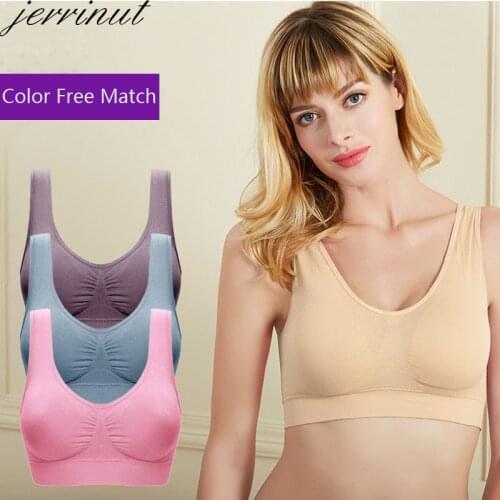 Jerrinut 3 pcs lot Push Up Bras For Women Underwear Woman Lingerie Bra Bralette Seamless Bra Large Size Women Brassiere Femme