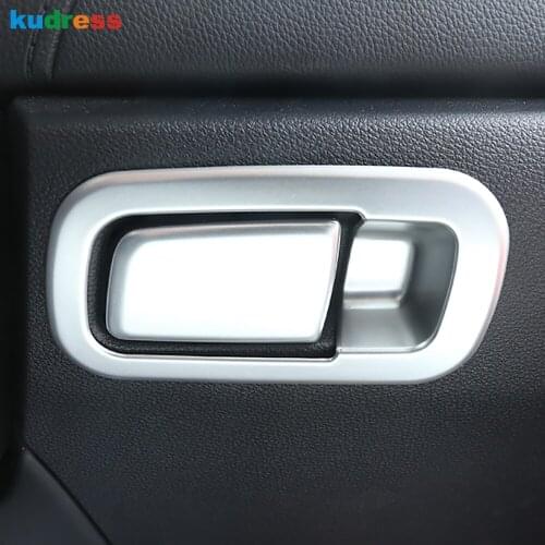 For Honda Civic 2016 2017 2018 Sedan Car Stainless Steel Glove Box Storage Box Switch Door Handle Cover Trim Sequined Decoration