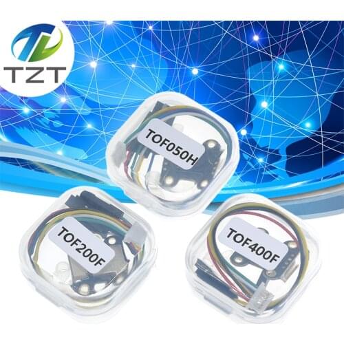 VL6180 VL53L0 VL53L1 Time-of-Flight (ToF) Laser Ranging Built-in MCU Algorithm TOF050F TOF200F TOF400F 50CM/2M/4M MODBUS/IIC I2C