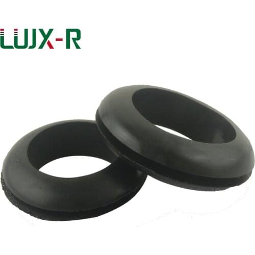 LUJX-R Double-edged PVC Protection Coil Ring Gaskets Round O Sealing Ringen Black
