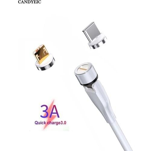 CANDYEIC Magnetic phone charger For vivo X50 Pro charger Charging Cable TYPE-C usb charger 3a