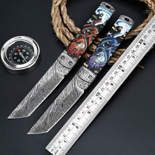 Camping Survival Small Straight Knife Tactics High Hardness Multi-function Outdoor Knife Portable Knife Edc Gift Gadgets for Men