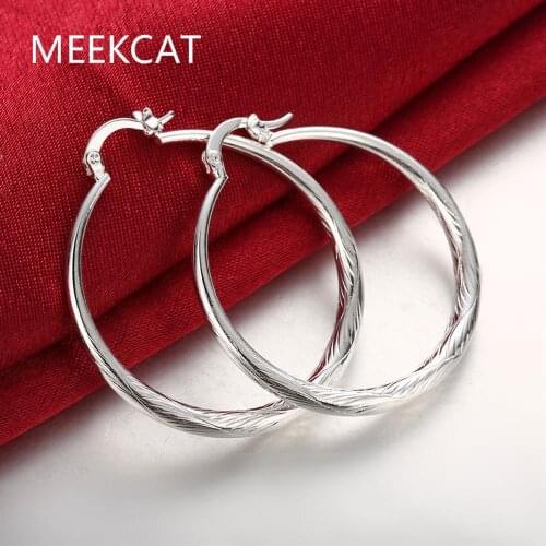 MEEKCAT Women's Silver Earrings