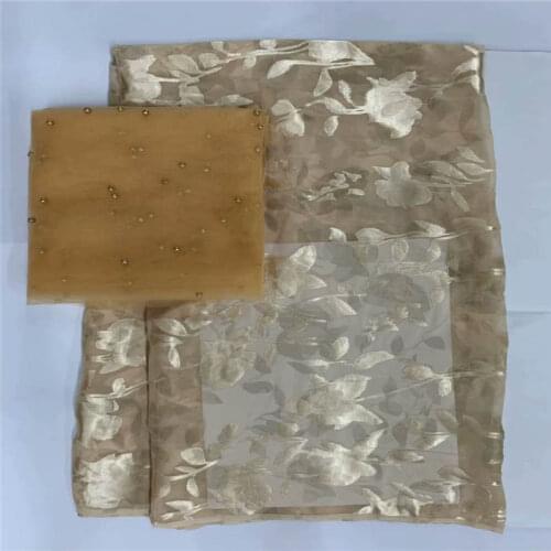 New design soft silk fabric 5+2 yards fashion printed silk fabric dress cloth material for sewing textile.L78283