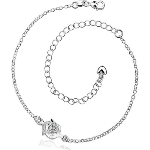 Anklet 925 jewelry silver plated fashion jewelry anklet for women jewelry /IQHXREGR