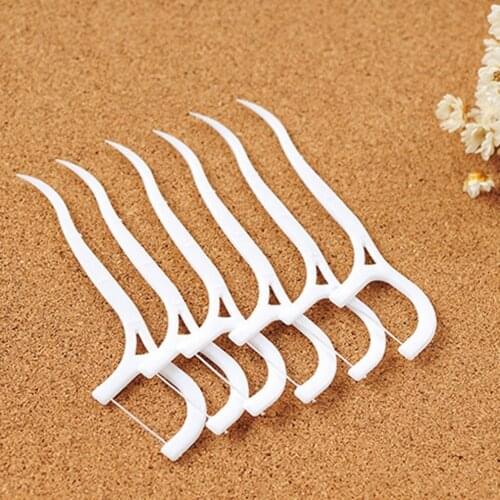 Disposable Dental Floss Stick 30pcs Dental Floss Stick Clean Teeth High Elastic Durable Dental Floss