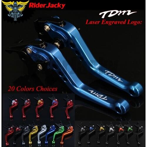 RiderJacky CNC Adjustable 14.7cm Short Brake Clutch Levers For Yamaha TDM 850 TDM850 1991-2002 1996 1997 1998 1999 2000 2001