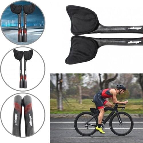 Bicycle Parts 1Pair Practical Black Bicycle TT Handlebar Fine Workmanship Bike Rest Handlebar Anti-rust for Mountain Road