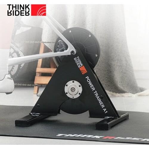 Thinkrider A1 Bike Trainer MTB Road Exercise Bike Built-in Power-Meter ZWIFT PerfPro Preset 3% slope race warm up no need power