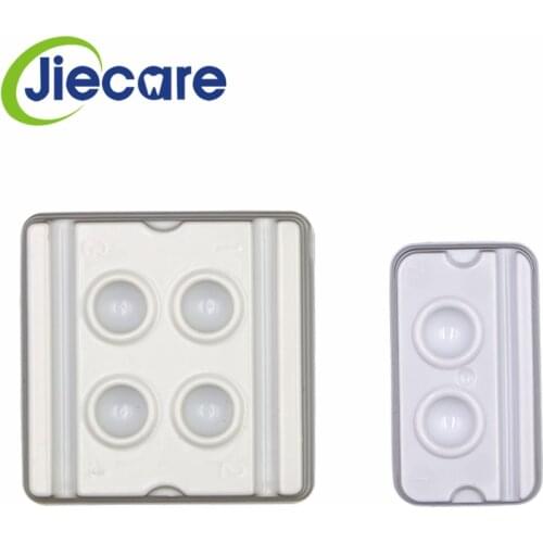 100 PC/Bag White Disposable Mixing Wells Dental Bonding Resin Adhesive 2/4 holes Available Dental Tools Free shipping