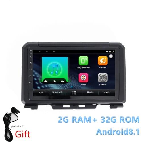 2din Car Android8.1 Radio For Suzuki jimny 2019 gps navigation Multimedia Player with BT RDS stereo RAM2G+ROM32G WIFI Mirrorlink