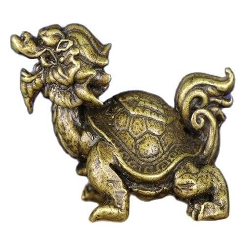 Bronze Bagua dragon turtle Ornament Collection