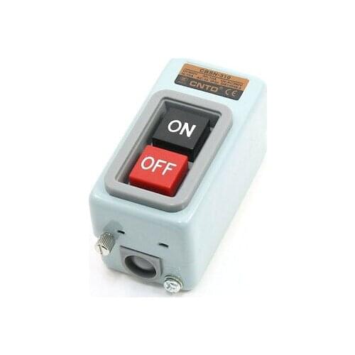CBSN-310 ON/OFF 2 Positions 3P Self-Locking Pushbutton Switch AC 380V 10A