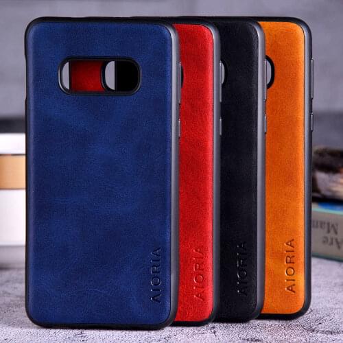 Case for Samsung Galaxy S10 Lite Plus S10E 5G coque Luxury Vintage leather Skin cover for samsung s10 lite plus case funda capa