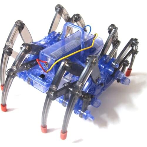 DIY Assemble Intelligent Electric Spider Robot Toy Educational DIY Kit Hot Selling Assembling Building Puzzle Toys High Quality