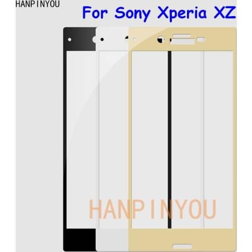 For Sony Xperia XZ F8331 Dual 5.2" Full Cover Tempered Glass Screen Protector Ultra Thin Premium Explosion-proof Protective Film